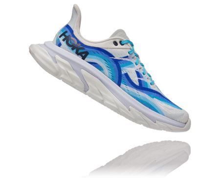 Hoka One One Clifton Edge Geometric - Tenis Caminhada Mulher Azuis / Azuis Floral | PT-nXsCXIz